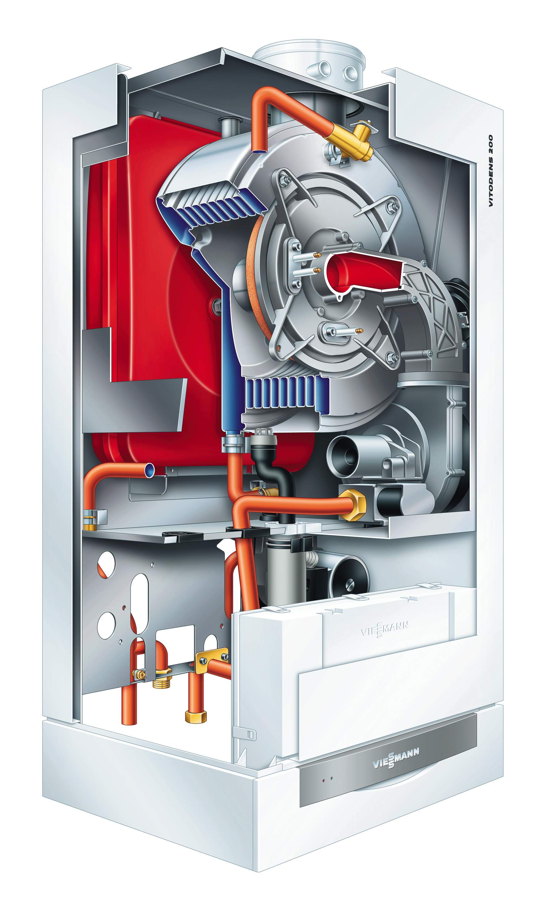 Конденсационный газовый котел Viessmann Vitodens 200 WB2C 26 (1 контурн.)