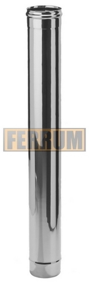 Дымоход 1,0м FERRUM (430/0,8 мм) ф160